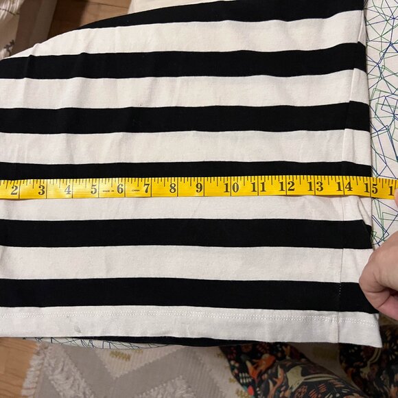 Vintage Jean Paul Gaultier Striped Anchor T-shirt Cropped Women Size L fits M - Picture 4 of 10